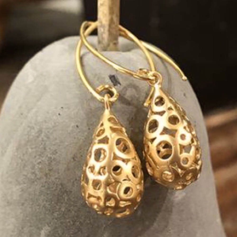 14k gold vermeil earrings